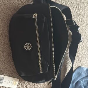 Tory Burch Black Nylon Crossbody